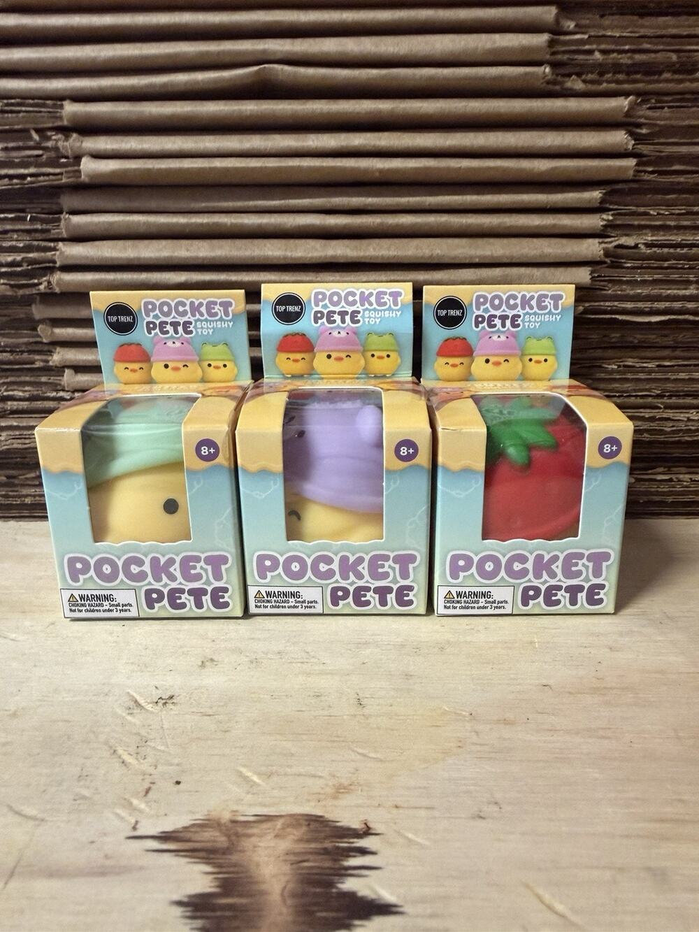 Top Trenz Pocket Pete Lot Of 3